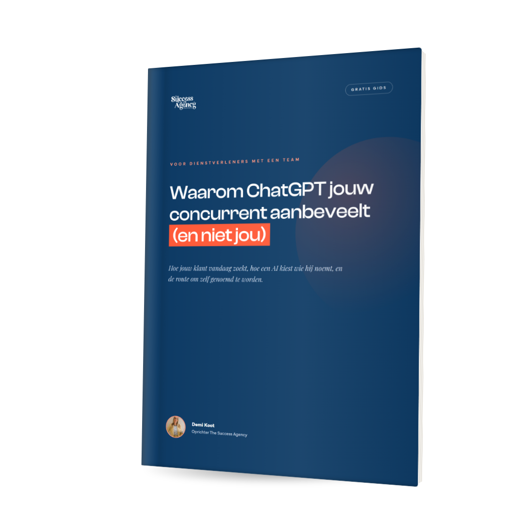 Gratis gids: Waarom ChatGPT jouw concurrent aanbeveelt (en niet jou)